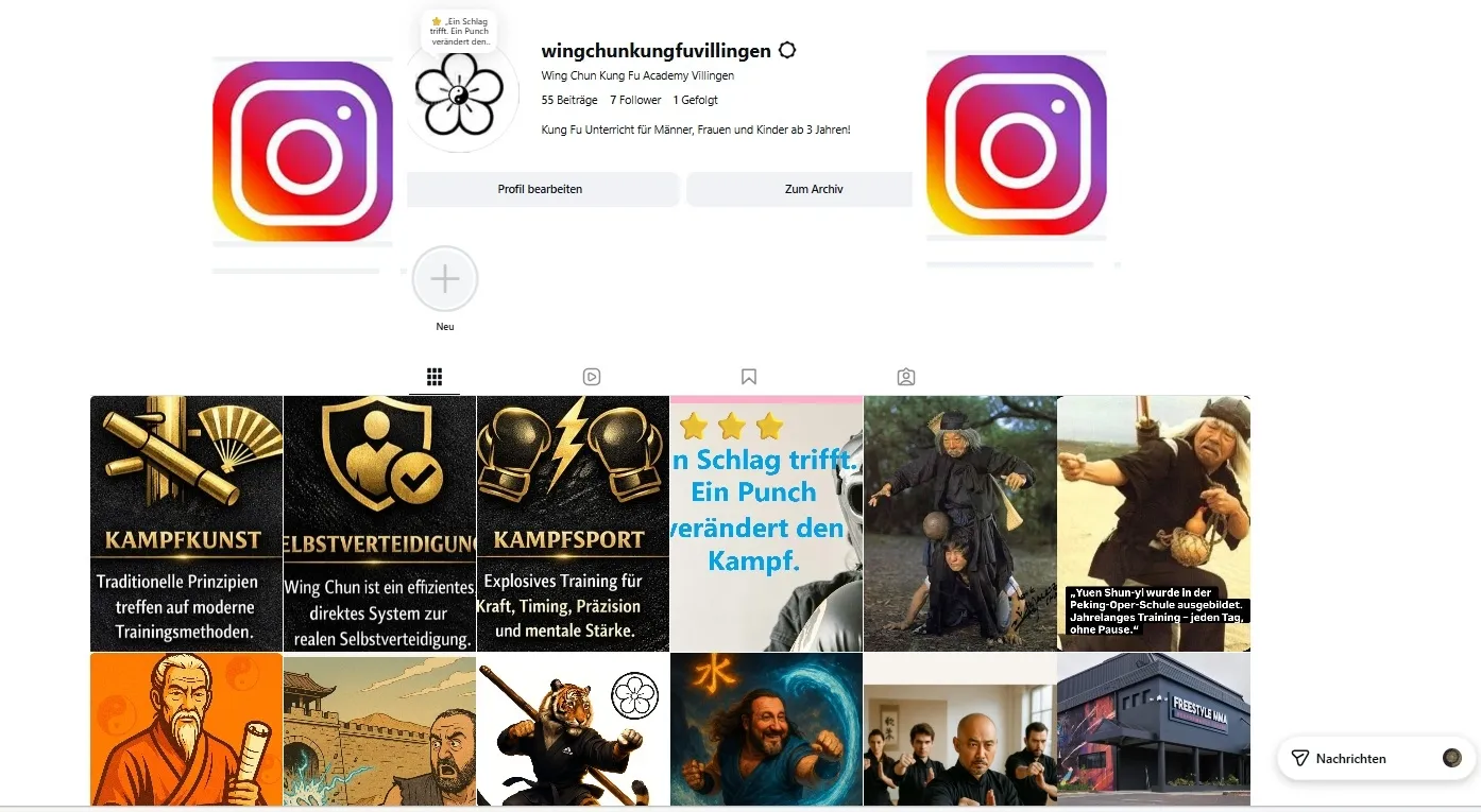 Instagramm Kung Fu Villingen