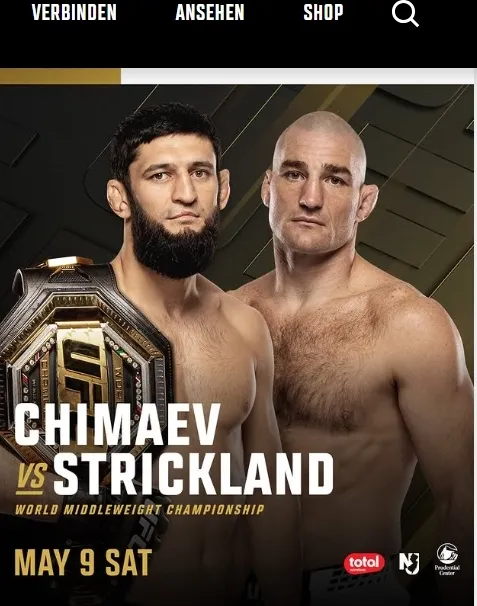 Khamzat Chimaev vs Sean Strickland
